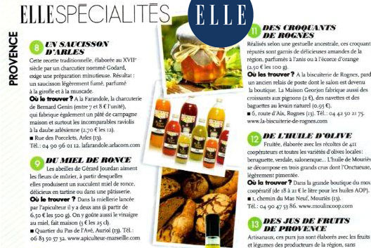 Magazine Elle en Provence